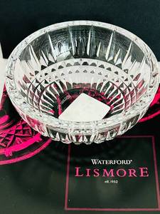 lot 112C image: LR - Waterford Lismore Diamond Ring Bowl - Lead Crystal, Made in Slovenia