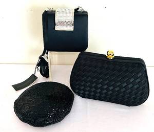 lot 117C image: LR - Savanna Beaded Evening Handbags (Lot of 3)