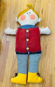 lot 171C image: DR - Vintage 35 Playskool Dapper Dan Teaching Doll, 1970s