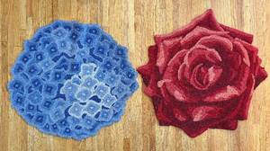 lot 160H image: DR - Two Floral Designed Area Rugs