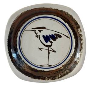 lot 364H image: DR - Vintage DANSK Heron Serving Platter