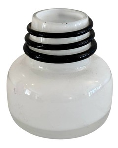 lot 32D image: Jerzy Sluczan-Orkusz for Tarnowiec Glassworks Butli White Vase  (1980s)