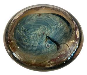 lot 375H image: LR - David Goldhagen Handblown Art Glass Paperweight