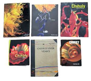 lot 27R image: BR1 - Six Chihuly Books including Chihuly Form From Fire Book