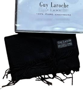 lot 29R image: BR1 - Guy Laroche Homme 100% Pure Cashmere Scarf