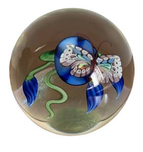 lot 96R image: BR1 - B. Sellars Floral Paperweight