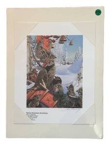 lot 240R image: BR1 - Mario F. Fernandez Twelve Drummers Drumming Limited Edition Lithograph Unframed Print