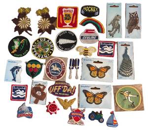 lot 261R image: BR1 - Patch Collection - Mixed Embroidered Patches