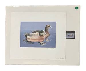 lot 266R image: BR1 - William C. Morris Limited Edition Print & Stamp Set