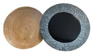 lot 463R image: MB - Two Large Trays  Platters by Three Hands Corp and More