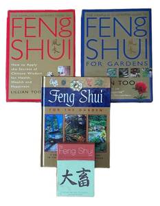 lot 464R image: MB - Feng Shui Books and Card Deck - Complete Illustrated Guide (2 Vols), Feng Shui for the Garden, The Feng Shui Deck