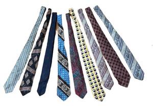 lot 473R image: MB - Neckties - Assorted Patterns & Brands