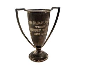 lot 46D image: LR - Wallace Silver Company Trophy - John Billman Award (Thorpe Cup) 1923-1924