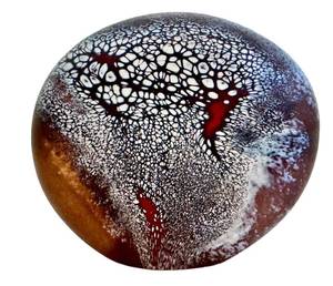 lot 59D image: DC1 - Handblown Artisan-Crafted Paperweight