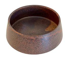 lot 69D image: DR - Bresnahan Pottery Bowl  - Speckled Brown Glaze