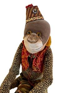 lot 92D image: Sweet Dreams Whimsical Aladdin Stuffed Monkey