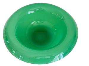 lot 126D image: Art Deco Design Glass Council Bowl -  No Makers Marks