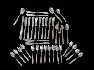 lot 142D image: South Seas Community Plate Flatware  (32-Piece)
