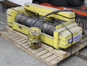 ACCO Right Work-Rated Electric Wire Rope Hoist 10 Ton For Parts Or Repair