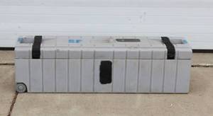 Hard Case Heavy Duty Equipment Storage & Road Travel Case On Wheels. Measures 54x15x15 Great For Rifle Storage