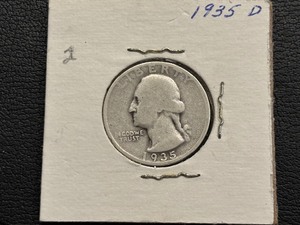 lot 27 image: 1935-D Washington Quarter