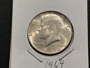 lot 35 image: 1964 Kennedy Half Dollar