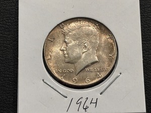 lot 37 image: 1964 Kennedy Half Dollar