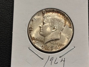lot 43 image: 1964 Kennedy Half Dollar