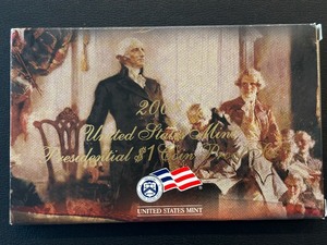 lot 51 image: 2008 Presidential Dollar Proof Set