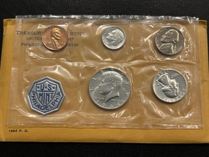 lot 2 image: 1964 Proof Set