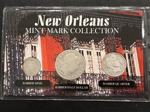 lot 8 image: Barber New Orleans Mint Mark Collection