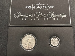 lot 13 image: 1940 Silver Coins
