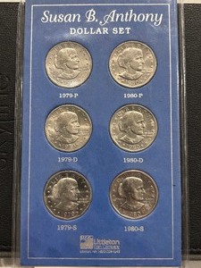 lot 14 image: Susan B. Anthony Dollar Set
