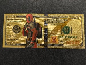 lot 23 image: 24K Gold Foil $100 Dollar Note