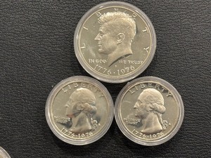 lot 44 image: 1976-S Bicentennial Silver Proof Coins