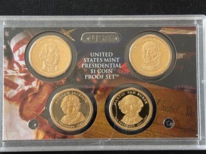lot 74 image: 2008-S Presidential Dollar Proof Set