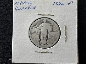 lot 9 image: 1926 Standing Liberty Quarter