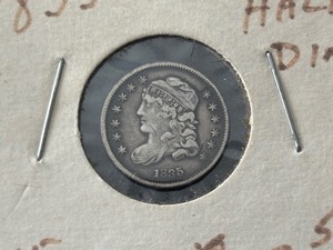 1835 Capped Bust Half Dime Small Date Small 5C