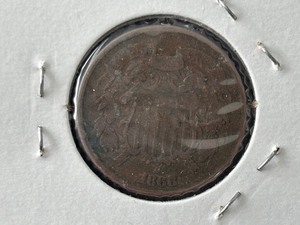 lot 41 image: 1868 Two Cent