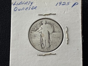 lot 45 image: 1925 Standing Liberty Quarter
