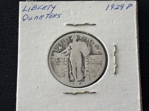 lot 47 image: 1929 Standing Liberty Quarter
