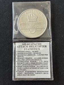 lot 79 image: 1991 $5 Dollar Desert Storm Coin