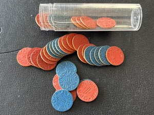 lot 89 image: World War II Ration Tokens