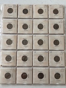 lot 58 image: Lincoln Wheat Cents 1909-1919