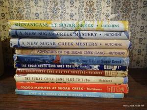 (10) Vintage 1940s & 1950s Sugar Creek Gang Books
