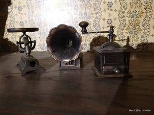 (3) Miniature Metal Pencil Sharpeners