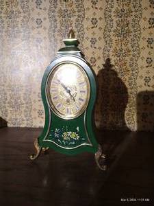 Vintage Mini German Clock - Music Chime Does Not Work
