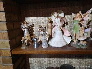(9) Decorative Angel & Fairy Figurines