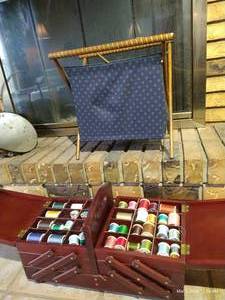 Vintage Sewing Box & Basket