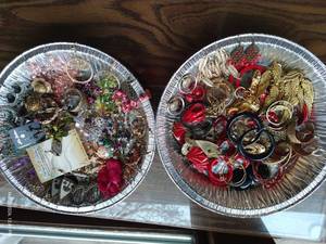 (2) Trays of Costume Jewelry Earrings